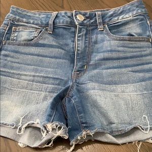 American Eagle Size 8 Hi Rise Shortie Shorts